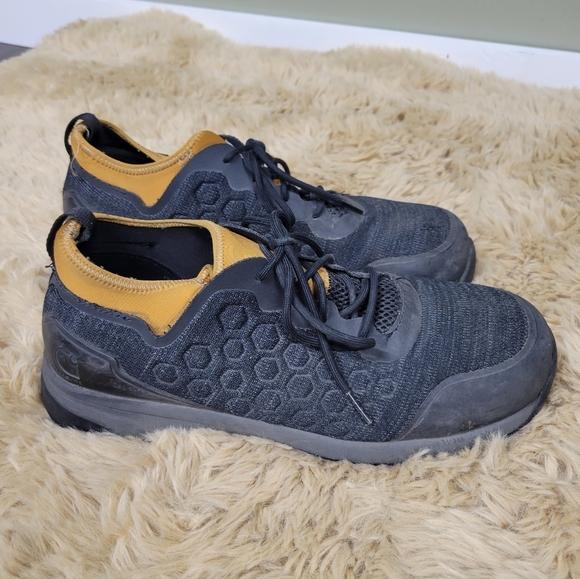 Carhartt Force Men's Size 9 Steel Toe Black Oxford Work Sneaker Shoe Lace Up - Picture 1 of 10